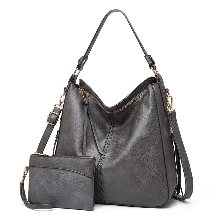 Bolso de Hombro de Piel de Lujo Antirrobo + Monedero de REGALO
