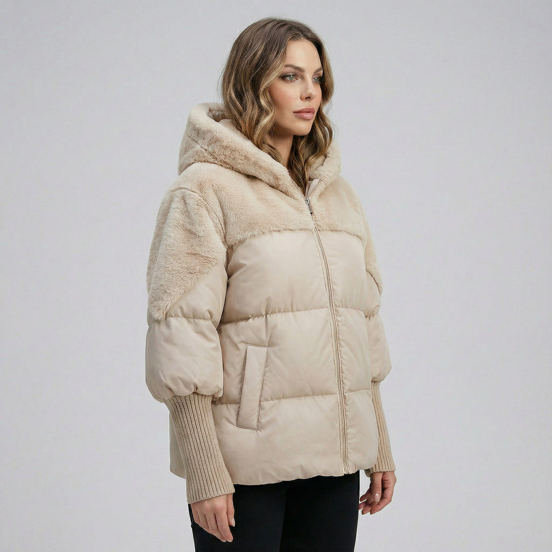 MARCELINA™║Chaqueta de plumas elegante