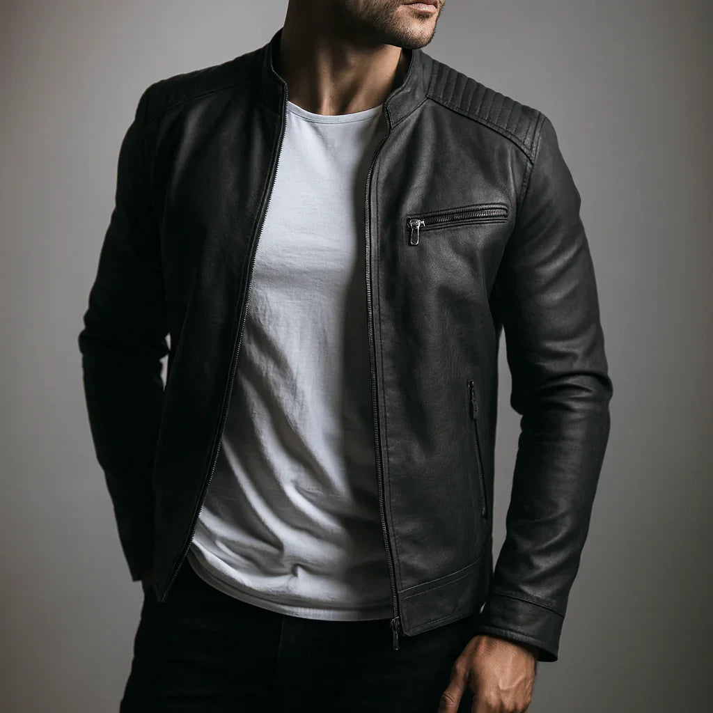 Mario™ | Chaqueta de cuero sintético