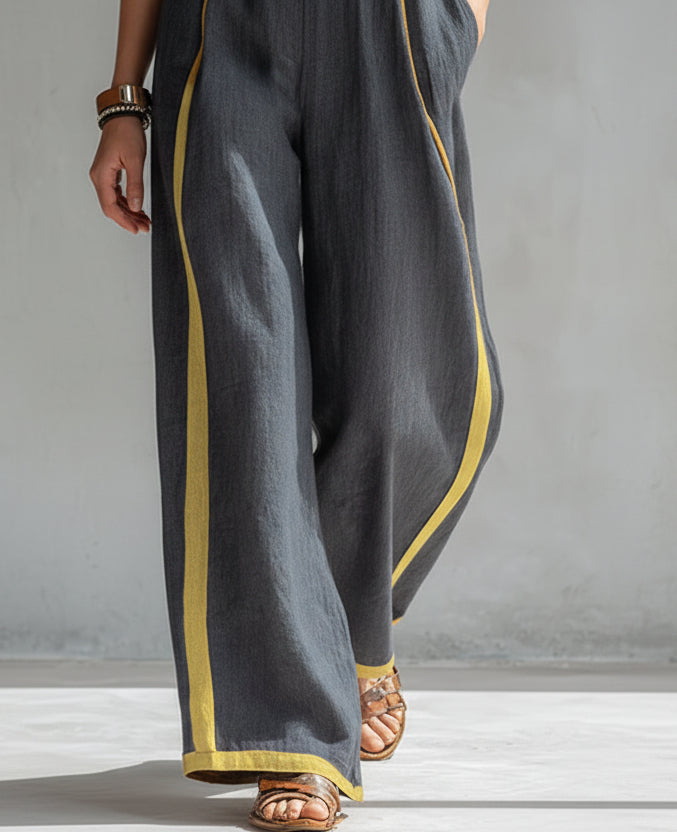 Elva | Conjunto lino algodón contemporaneo