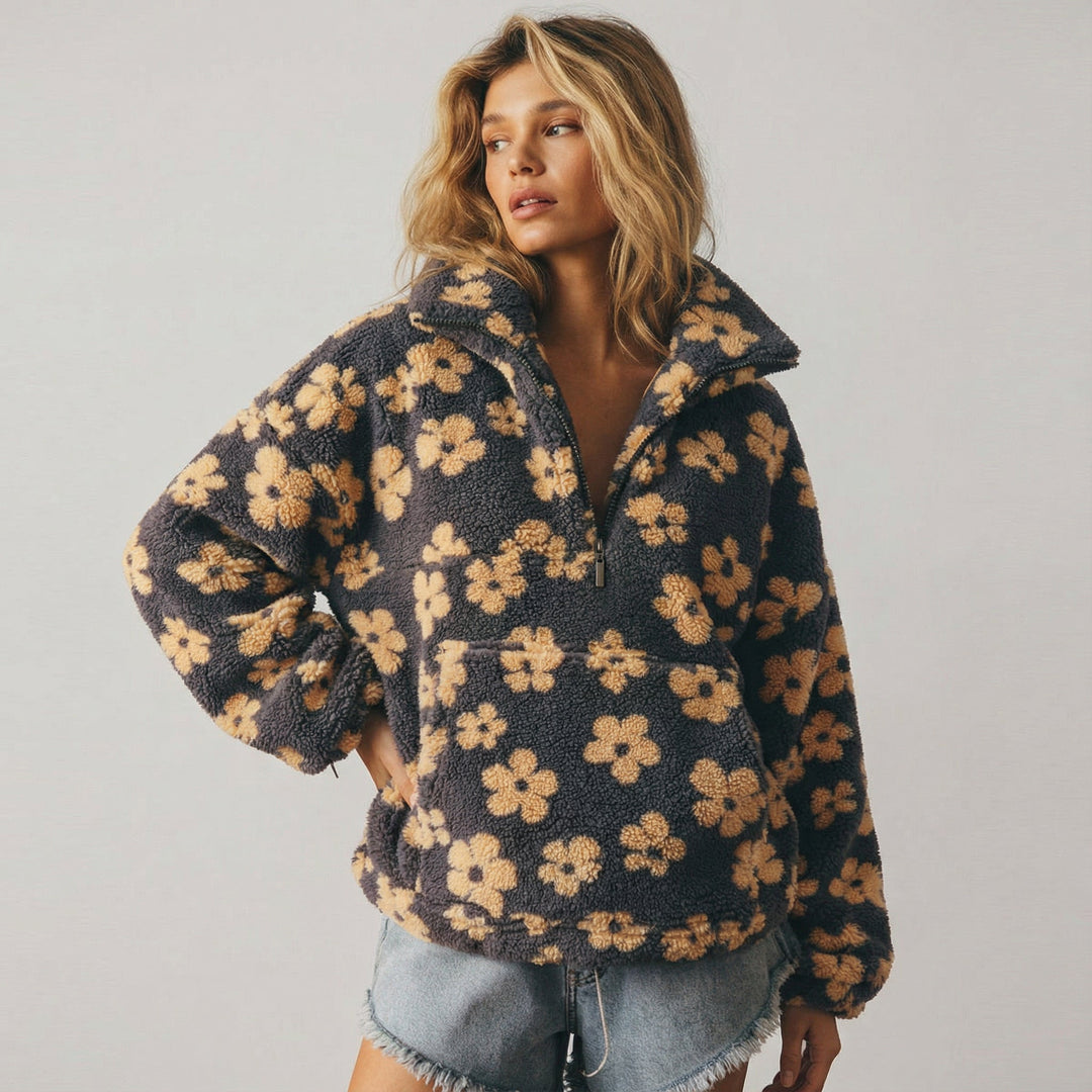 FLORENCIA™║Suéter estampado de flores