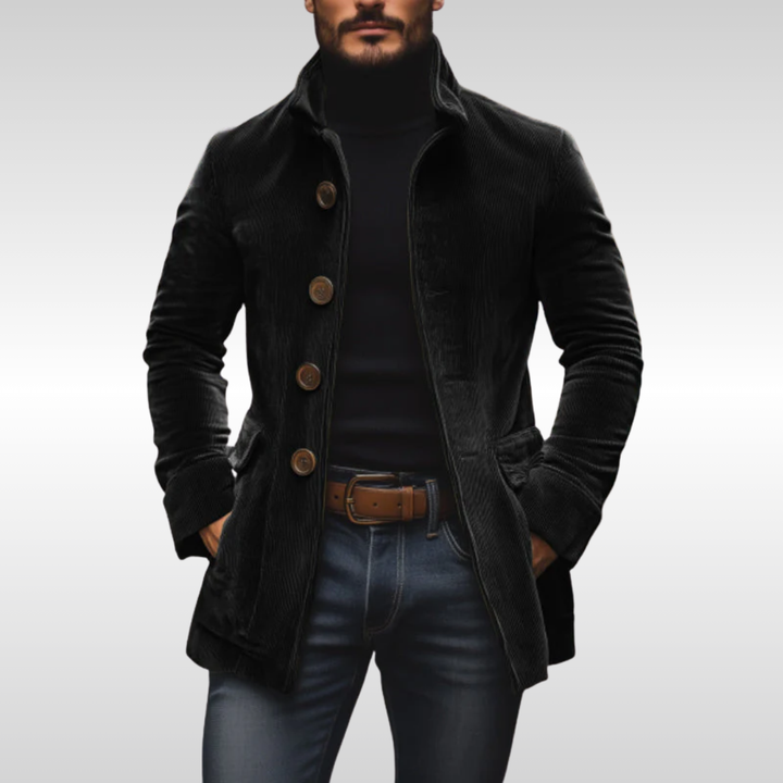 Marco | Chaqueta de Terciopelo sintético Acanalado