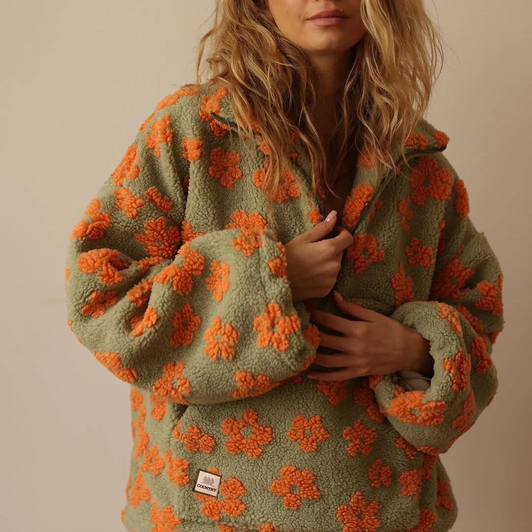 FLORENCIA™║Suéter estampado de flores