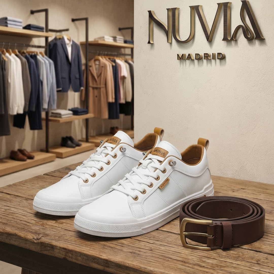 HARRINGTON™ | Zapatillas de Cuero Clásicas + Cinturón Gratis