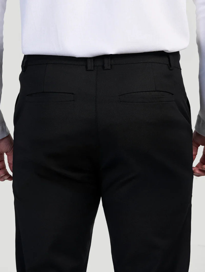 Astino Pantalones rectos - Negro