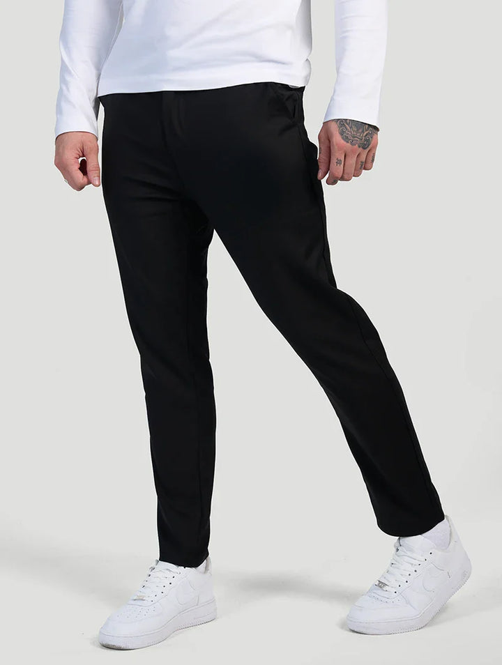 Astino Pantalones rectos - Negro