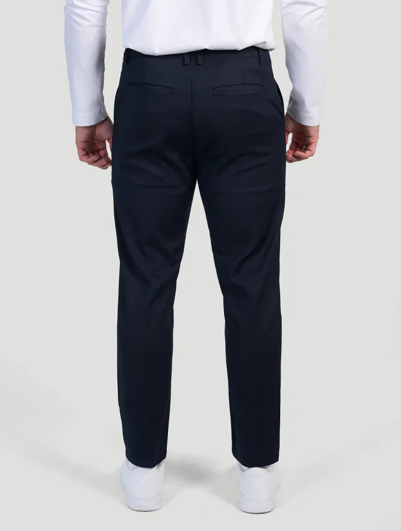 Astino Pantalones rectos - Azul Oscuro