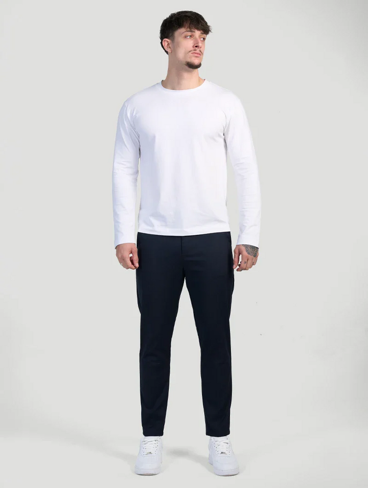 Astino Pantalones rectos - Azul Oscuro