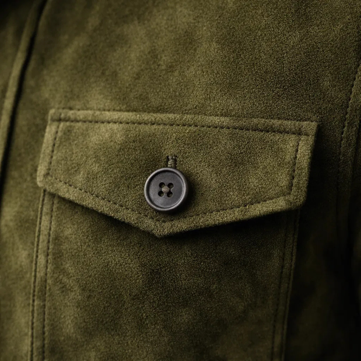 Lorenzo™ | Chaqueta de Ante Clásica