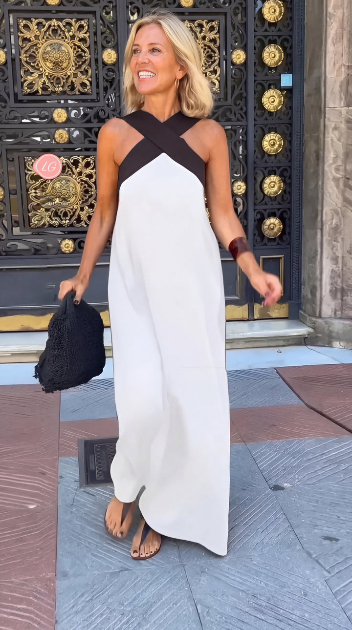 Delphine | Vestido con corte cruzado