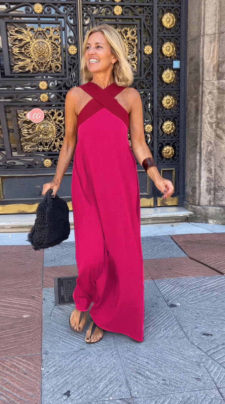 Delphine | Vestido con corte cruzado