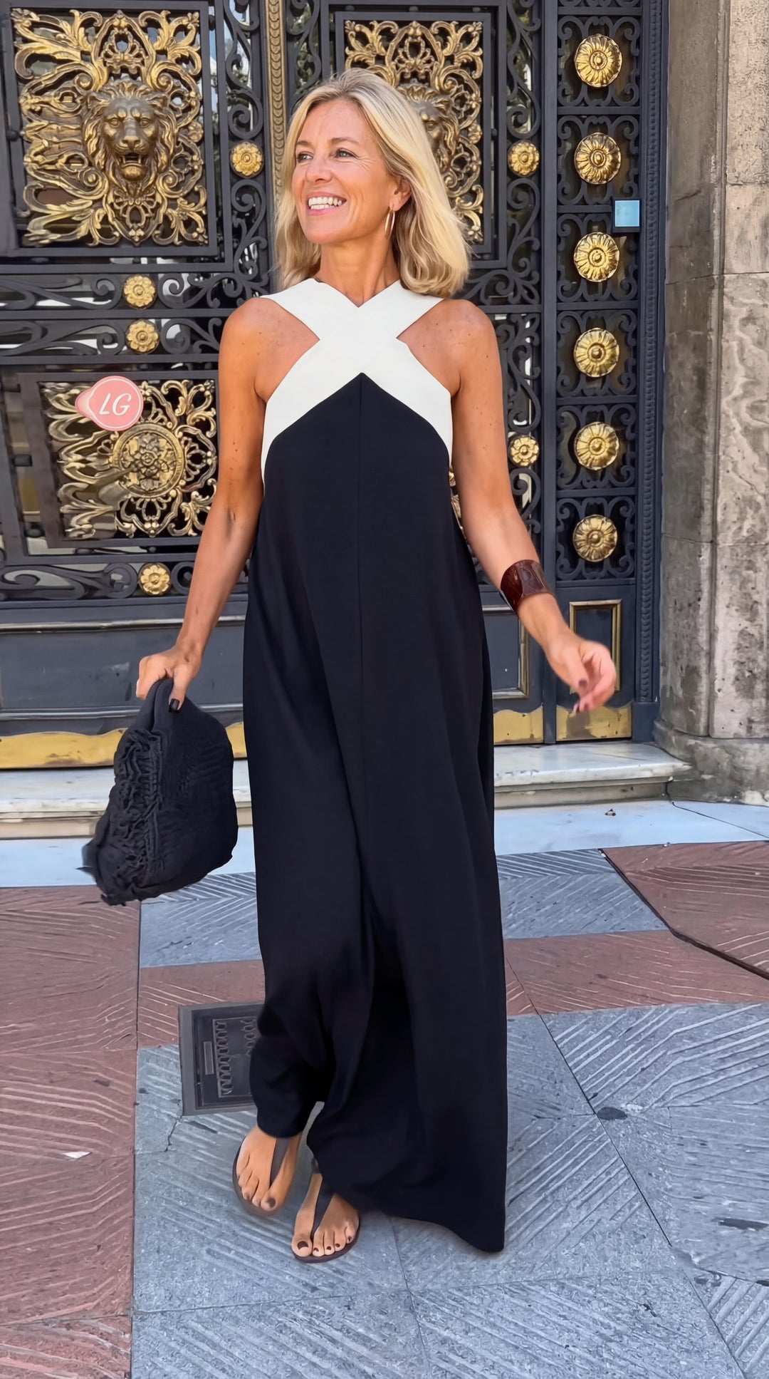 Delphine | Vestido con corte cruzado