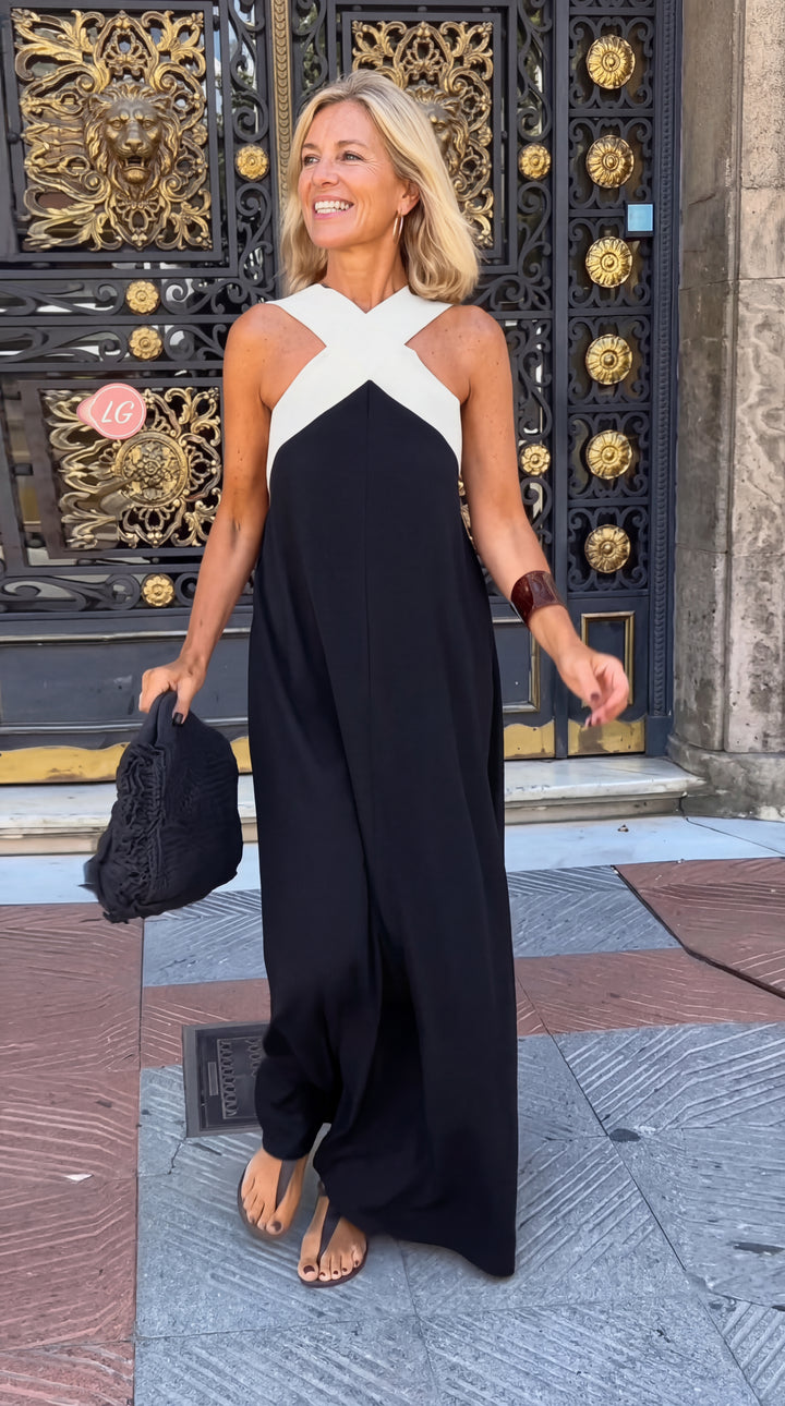 Delphine | Vestido con corte cruzado