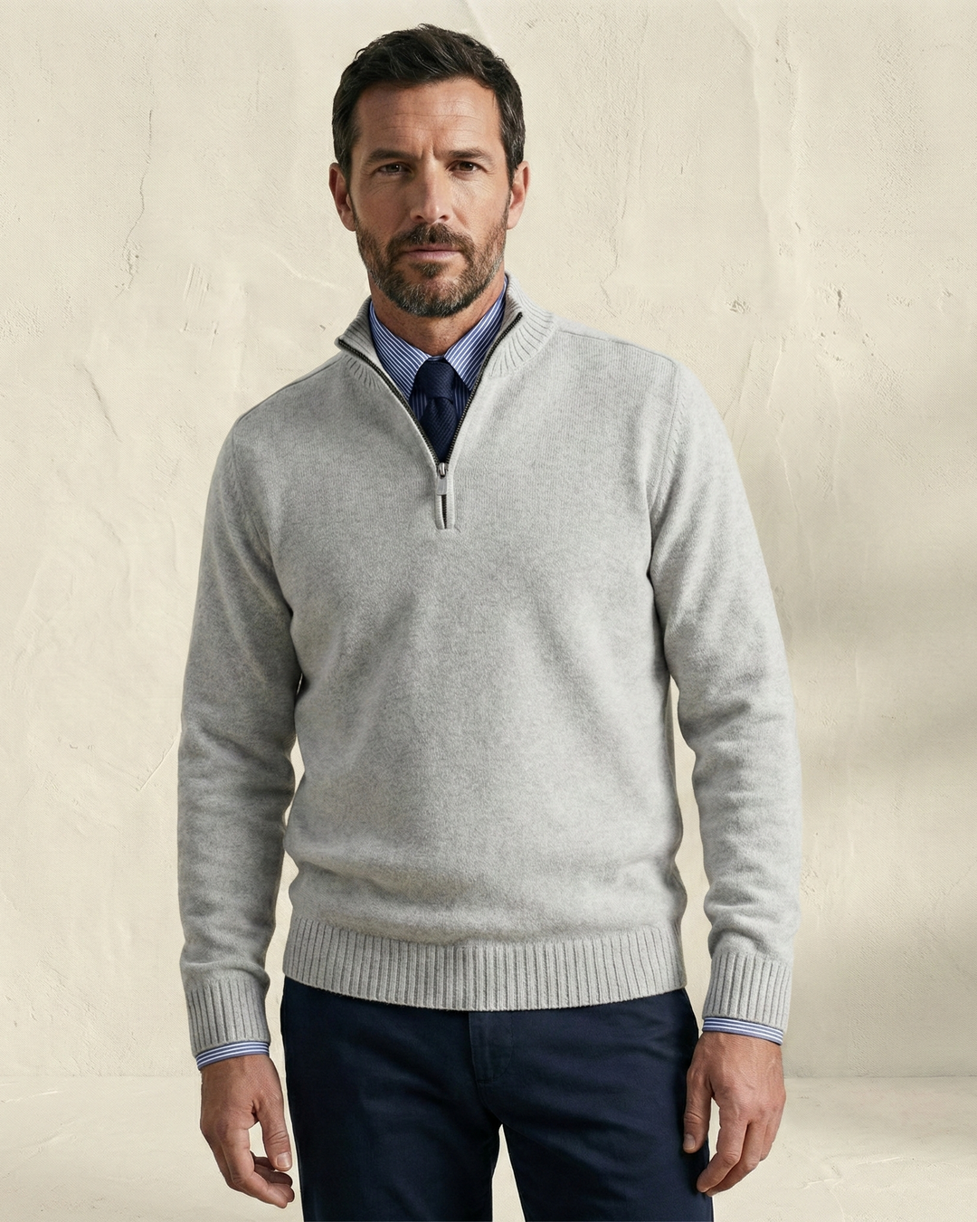 MORGAN | Jersey informal con media cremallera