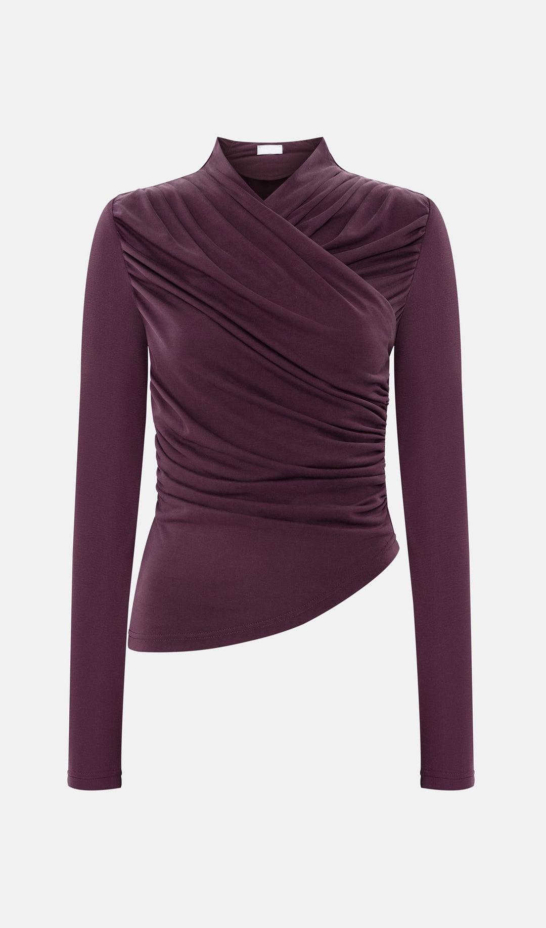BLUSA DE PUNTO CON PLIEGUES