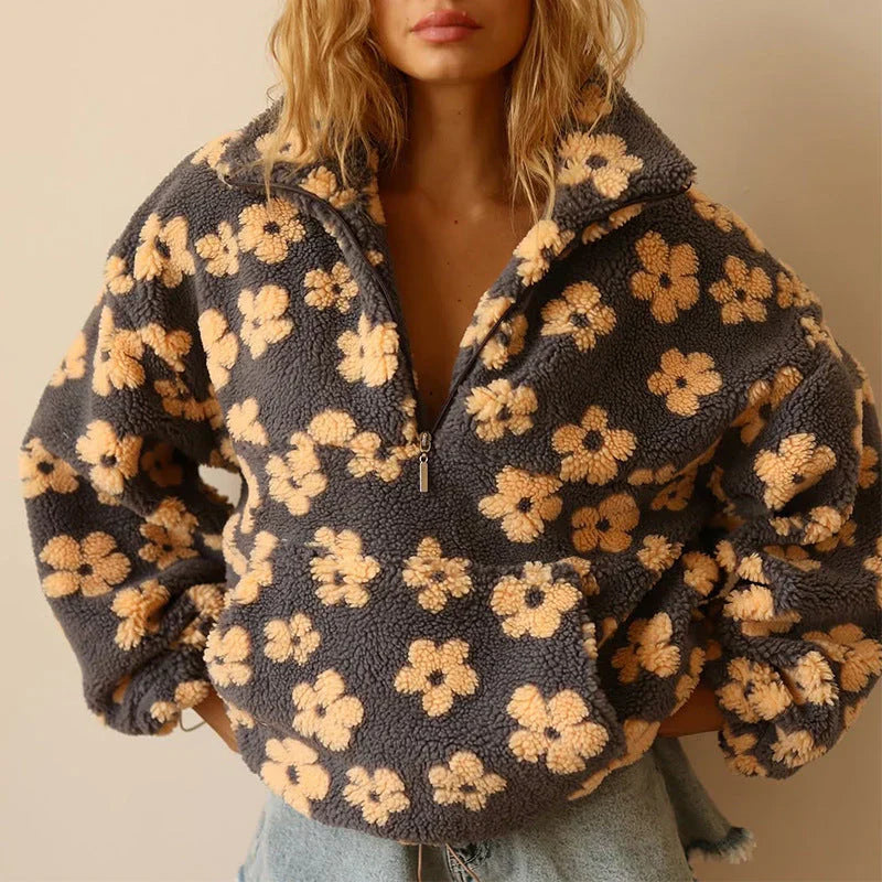 FLORENCIA™║Suéter estampado de flores