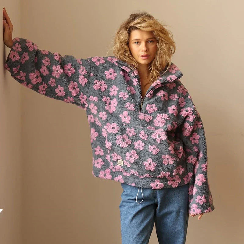 FLORENCIA™║Suéter estampado de flores