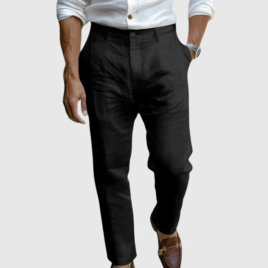 Lucca™ | Pantalón de lino premium de corte moderno