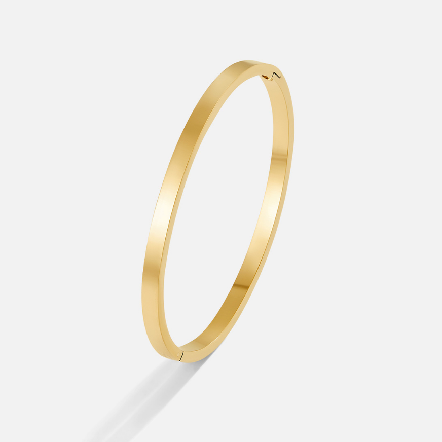 Brazalete de oro Lily