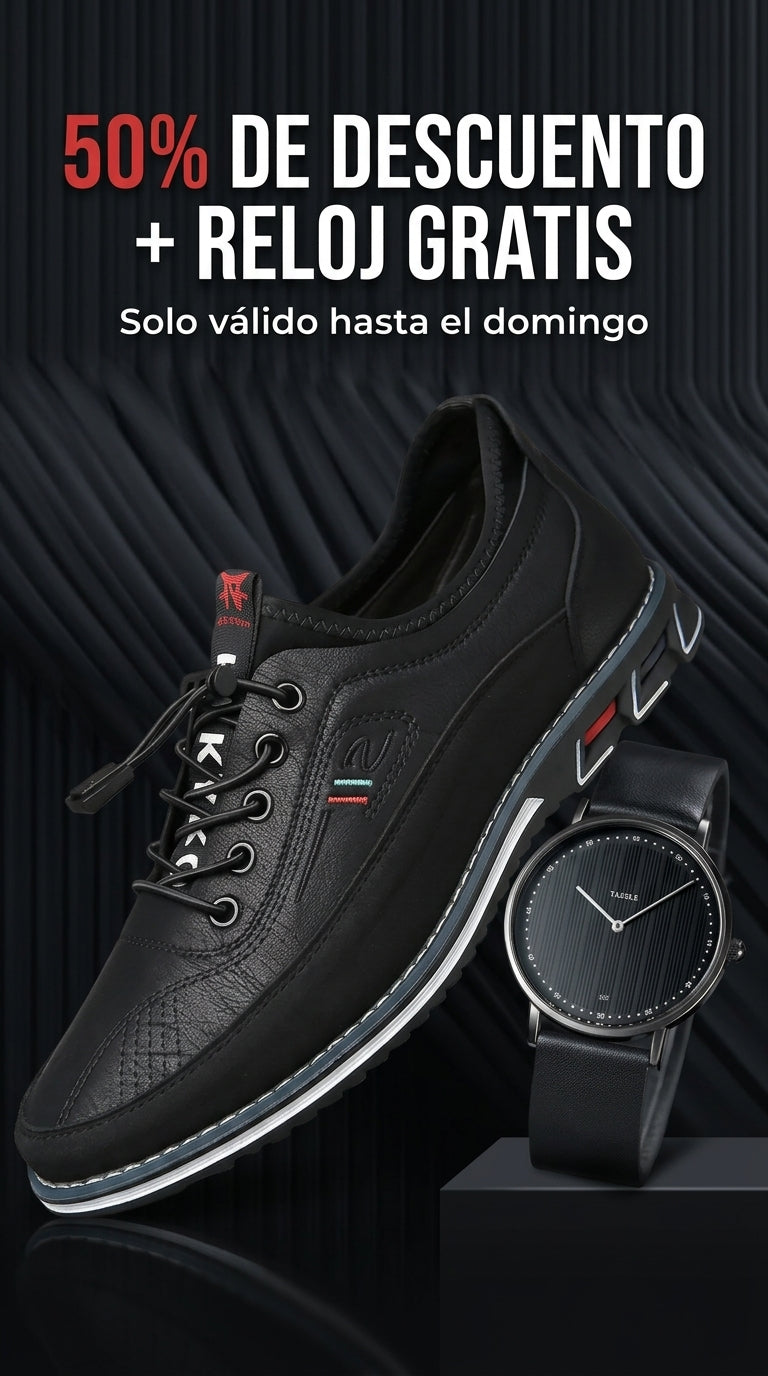 Lorenzo™ | Calzado fabricado de forma artesanal + Reloj York GRATIS