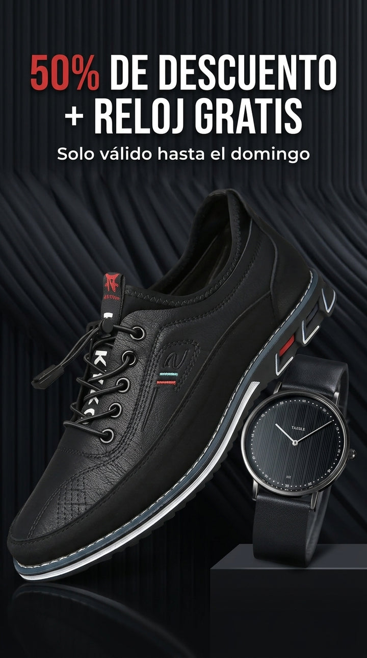 Lorenzo™ | Calzado fabricado de forma artesanal + Reloj York GRATIS