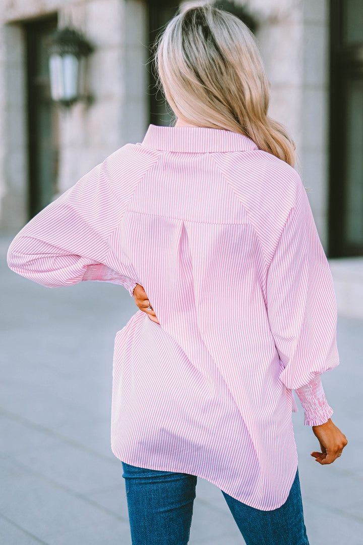 CAMISA OVERSIZE DE RAYAS