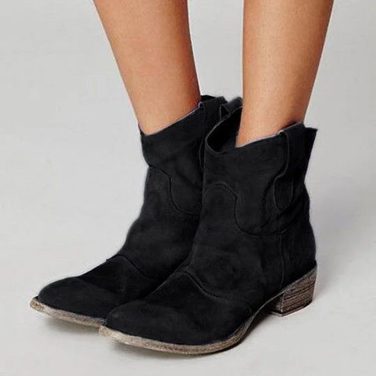 CARLOTTA | Botines de mujer en suave ante con estilo