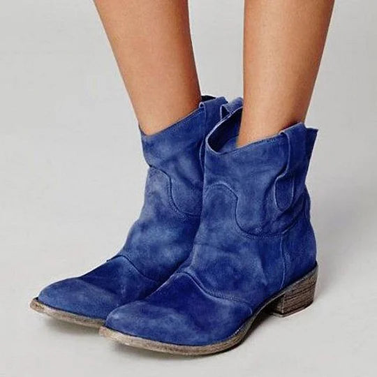 CARLOTTA | Botines de mujer en suave ante con estilo