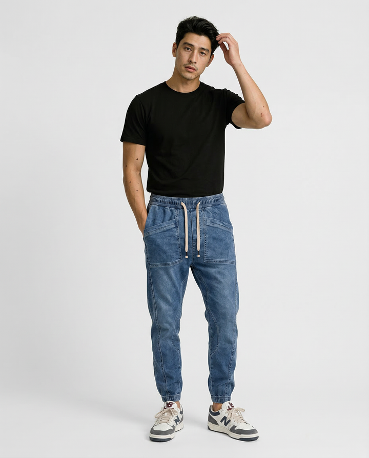 Laurent™ | La combinación del estilo denim y la comodidad de los joggers