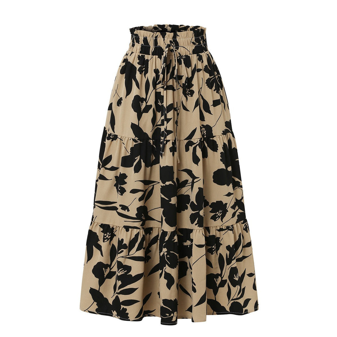 FALDA MIDI FLORAL